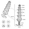 Plug anal metalico hueco de seis bolas